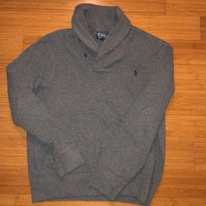 Polo Ralph Lauren gray swtshirt great shape Large
